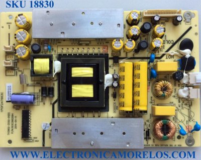 FUENTE DE PODER / ELEMENT 1010030215 / 303C3902064 / 1POF247663C / TV3902-ZC02-01 / COMPATIBLE PARA DIFERENTES MARCAS Y MODELOS POLAROID MHDV4233-U4 / TCL LE40D8810 / HAIER LE40M600CF / LE40M600M80 / JVC LT40C550 / ELEMENT ELEFW408 LE-40G36Y / ELEFW408